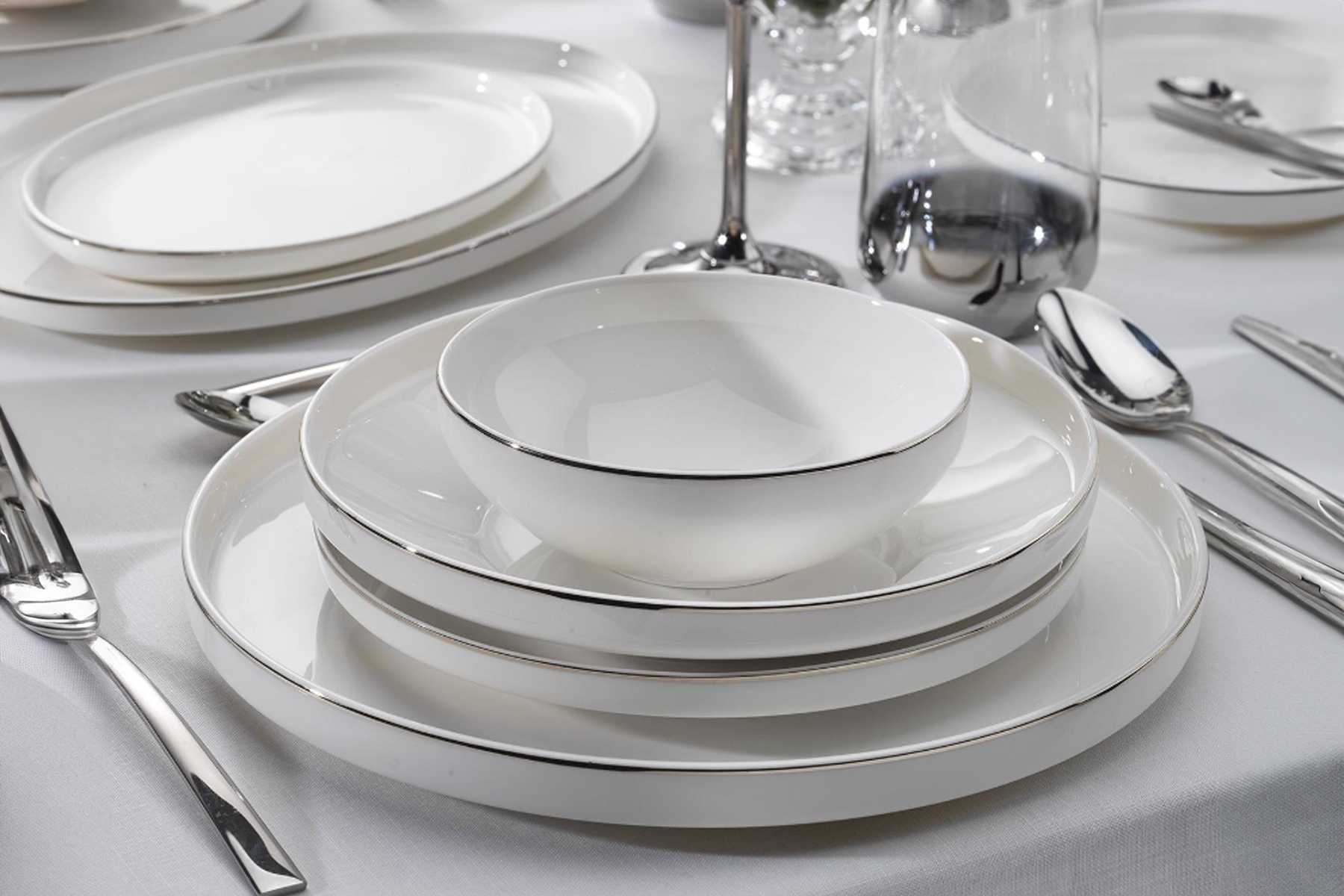 SCHAFER PLT01 478 ADEL PLATIN 56 PARCA YEMEK TAKIMI