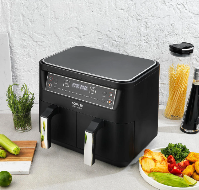 SCHAFER SIY01 066 FIT FRY DUAL DIJITAL AIRFRYER/SICAK HAVA FRITOZU