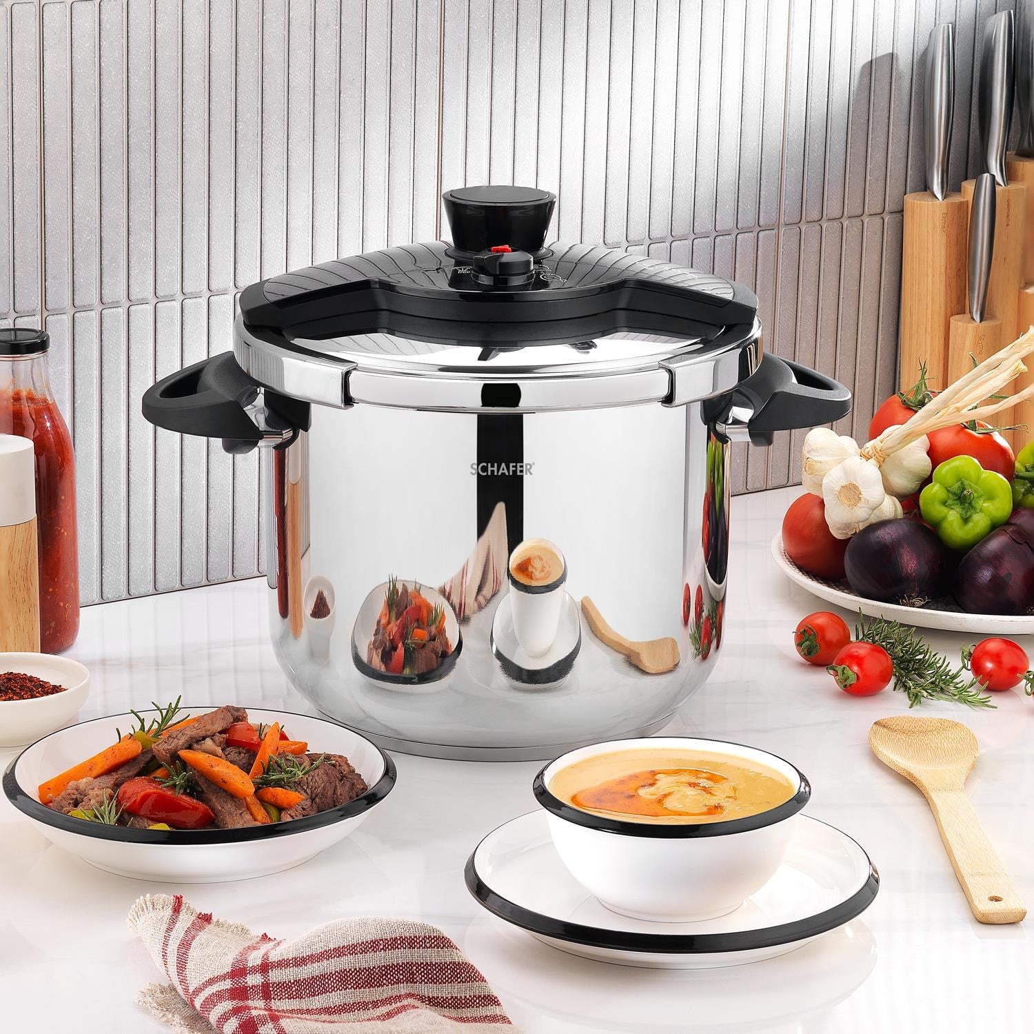 SCHAFER SIY01 871 GRAND DUDUKLU TENCERE 12 LT