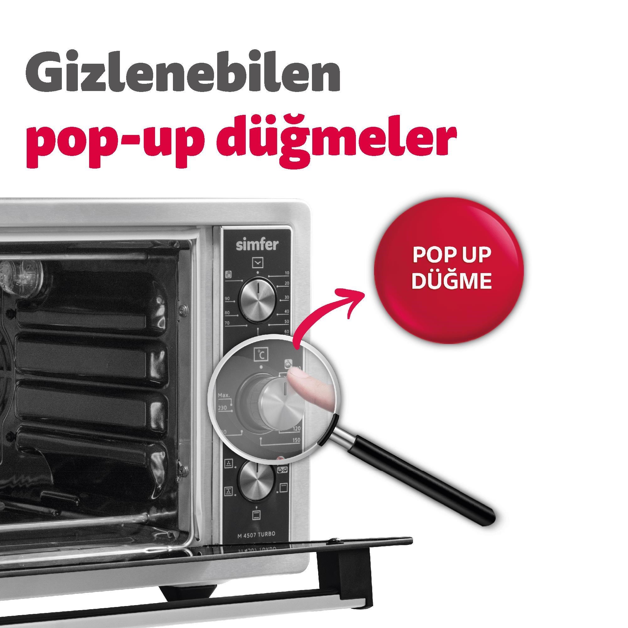 SIMFER M4507 TURBO 45LT FIRIN(MEKANIK SAAT+GOMULEBILIR)
