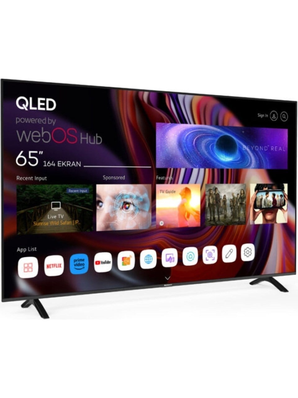 SUNNY SN65QUMLN-W02M 65'' TELEVIZYON