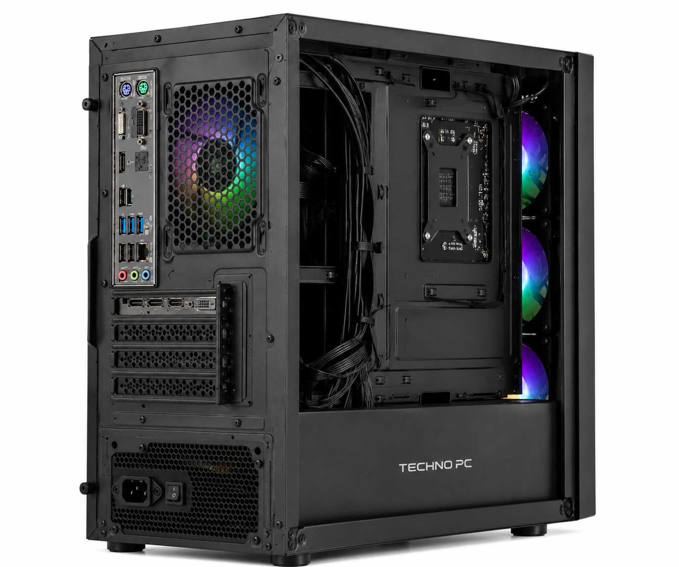 TECHNOPC CHASER EVK3050 RYZAN 5 4500 16GB/512GB/SSD GTX3050  KASA 4835