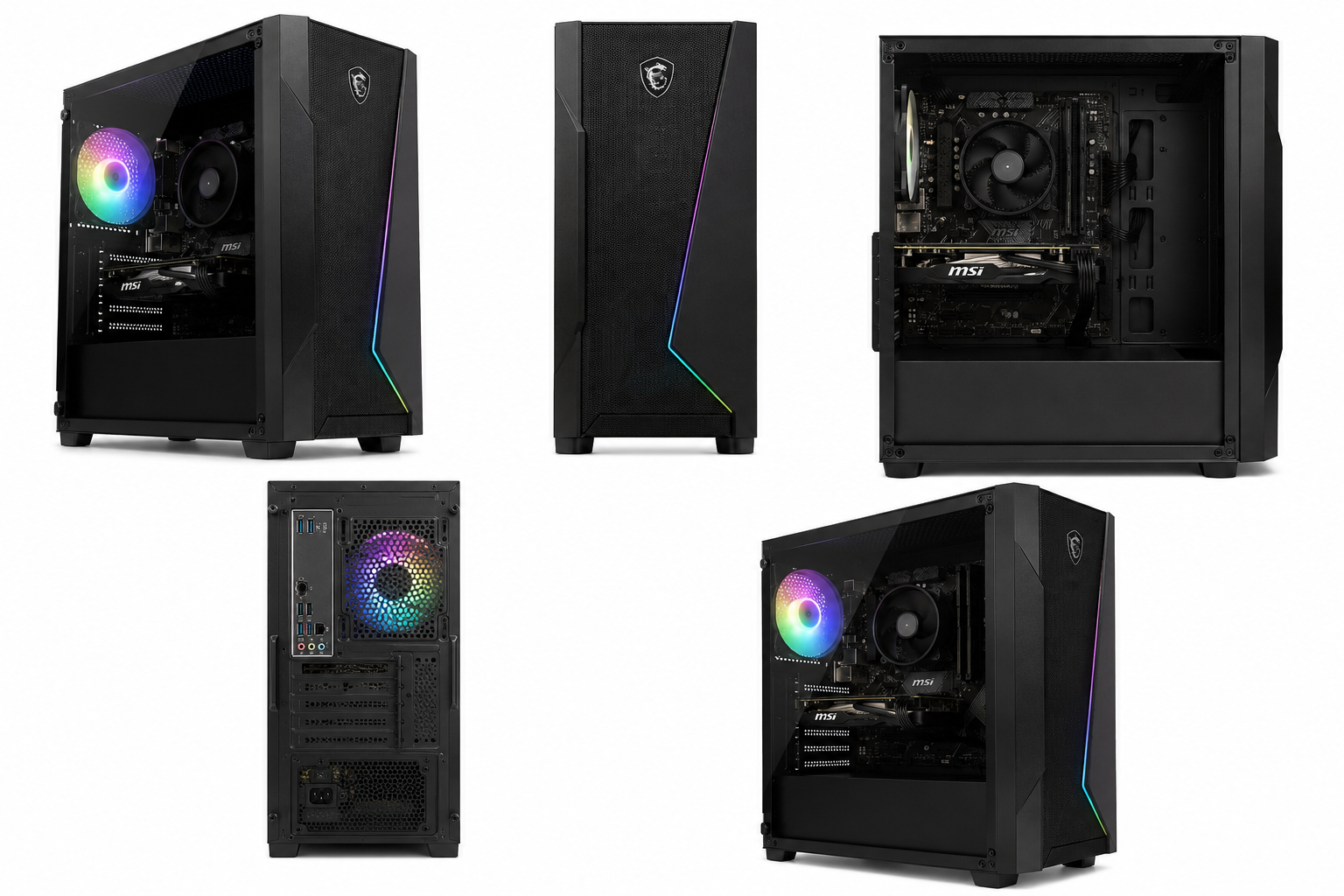 TECHNOPC MSI-5585120 AMD RYZEN 5 5500 8GB/3200/512G 8GB RX580 8483 KASA