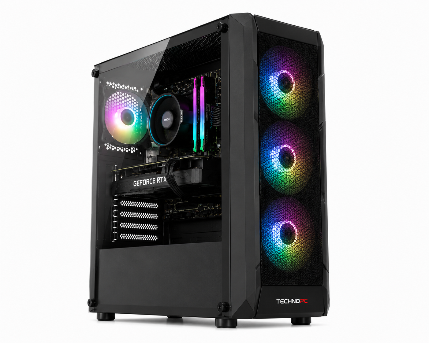 TECHNOPC QUANTUM GAMING MSI-5516560 RYZEN 5 5500 16GB/3200/512G 3060 KASA