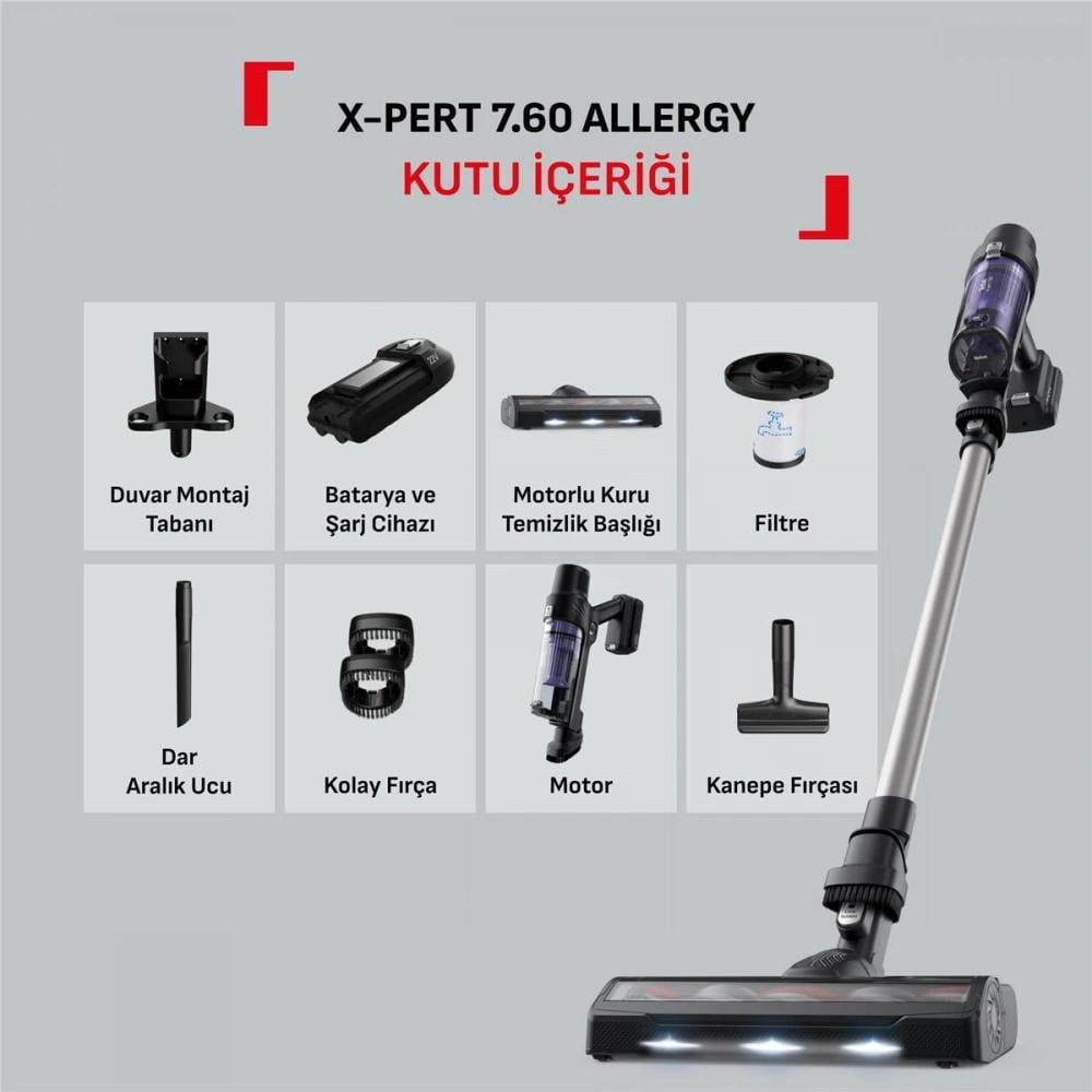 TEFAL TY6A35TR X-PERT 7.60 DIKEY SUPURGE 0404