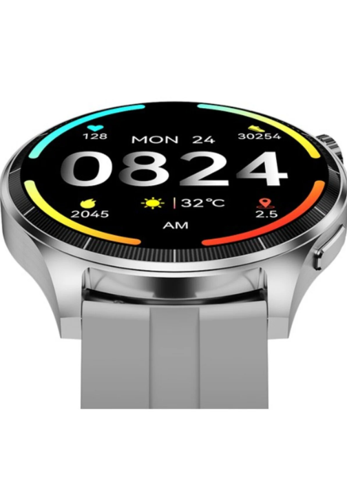 THULL TW1-03 SILVER CASE SMART WATCH+BEIGE SLIKON KORDON