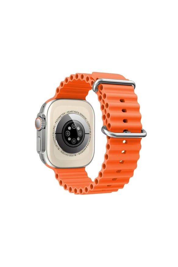 THULL TW2-01 BLACK CASE SMART WATCH+ORANGE SLIKON KORDON