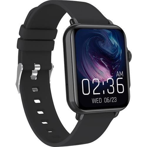 THULL TW3-01 BLACK CASE SMART WATCH+BLUE SLIKON KORDON