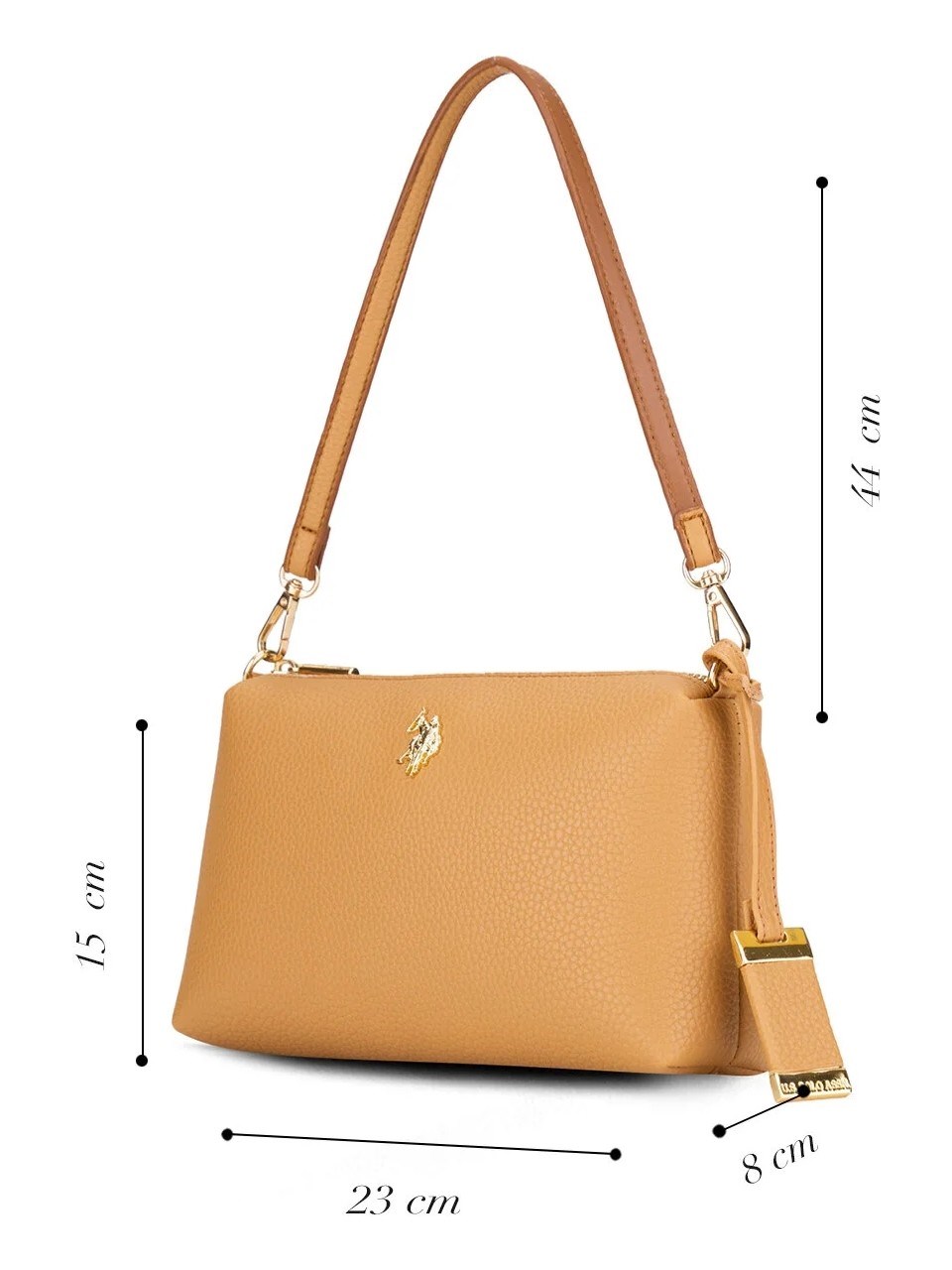 U.S. POLO US26145 USPA BAYAN CANTA CAMEL