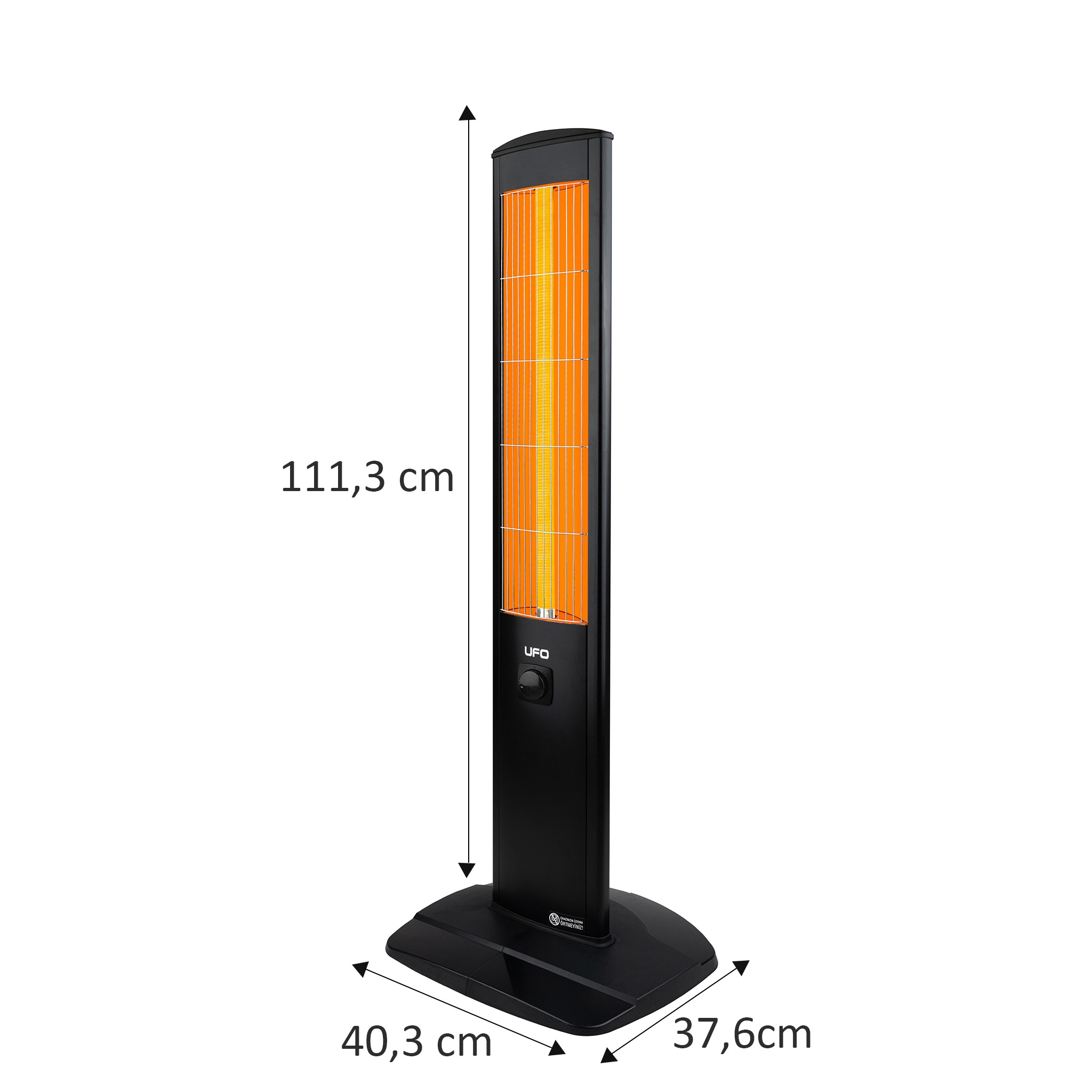 UFO MIKATRONIK 1900  WATT TERMOSTATLI ISITICI