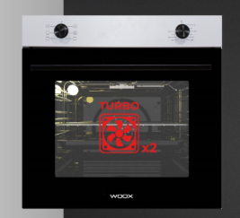 WOOX MF-650 BEYAZ TURBO 6 PROGRAMLI ANKASTRE FIRIN