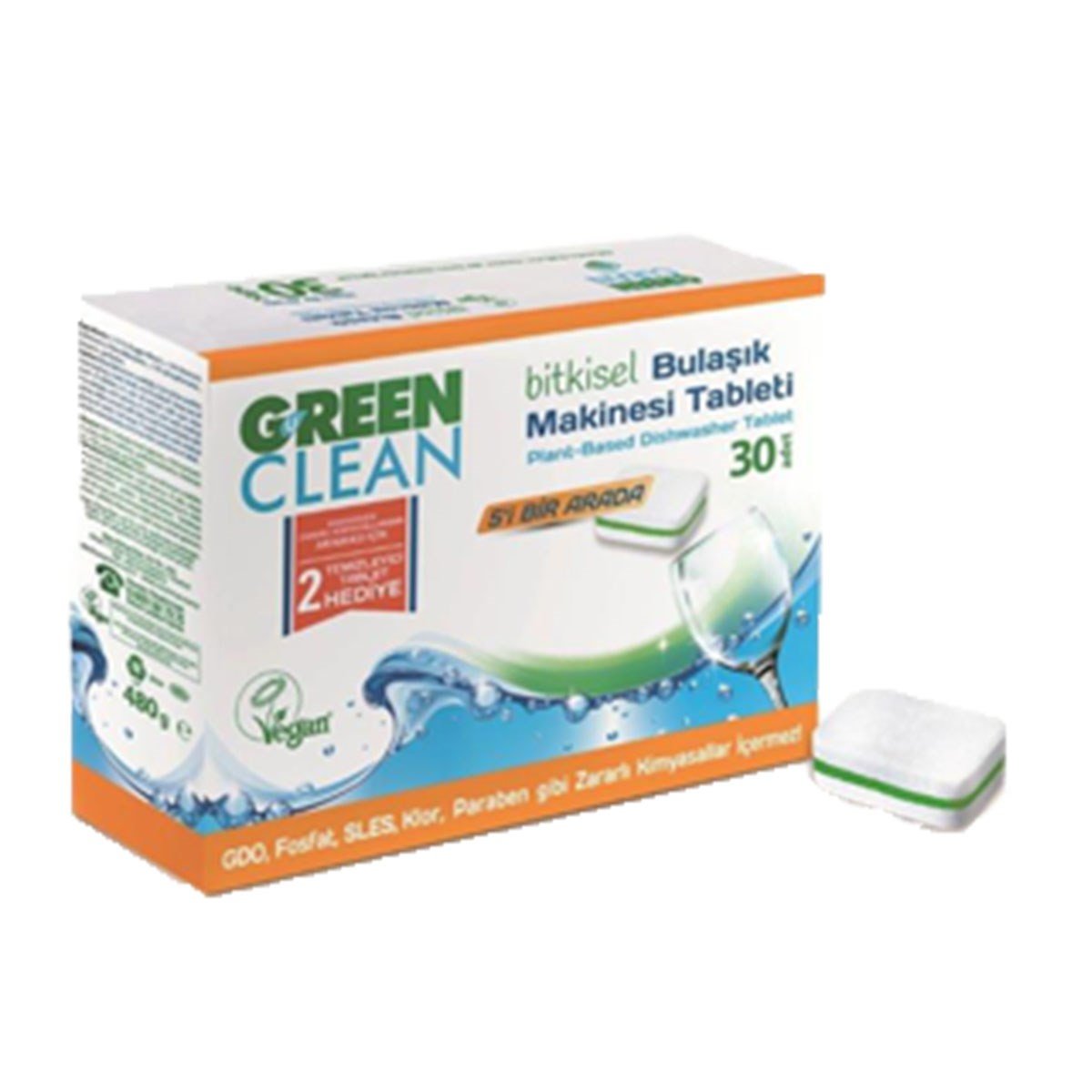 Bitkisel Tablet Bulaşık Deterjanı 30 Tablet