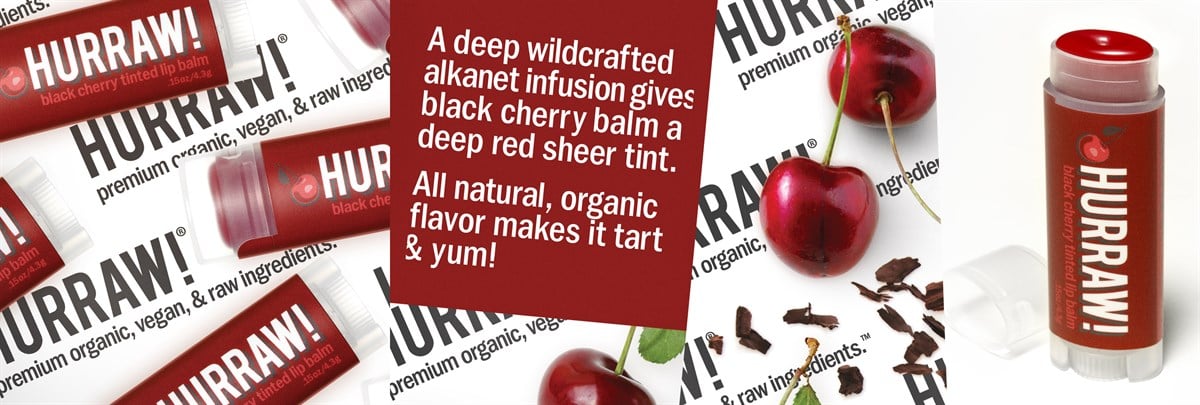 Black Cherry Tinted Lip Balm - Vişne