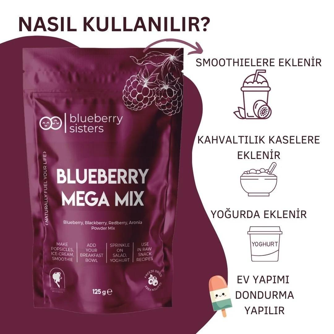 Blueberry Sisters Blueberry Mega Mix 125 gr