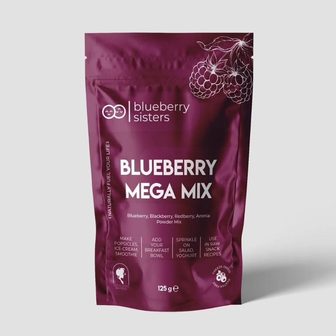 Blueberry Sisters Blueberry Mega Mix 125 gr