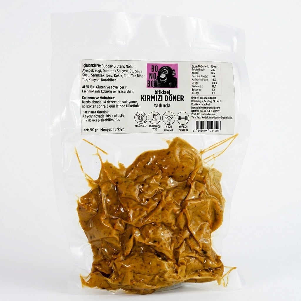 Bonobo Vegan Kırmızı Döner 200gr