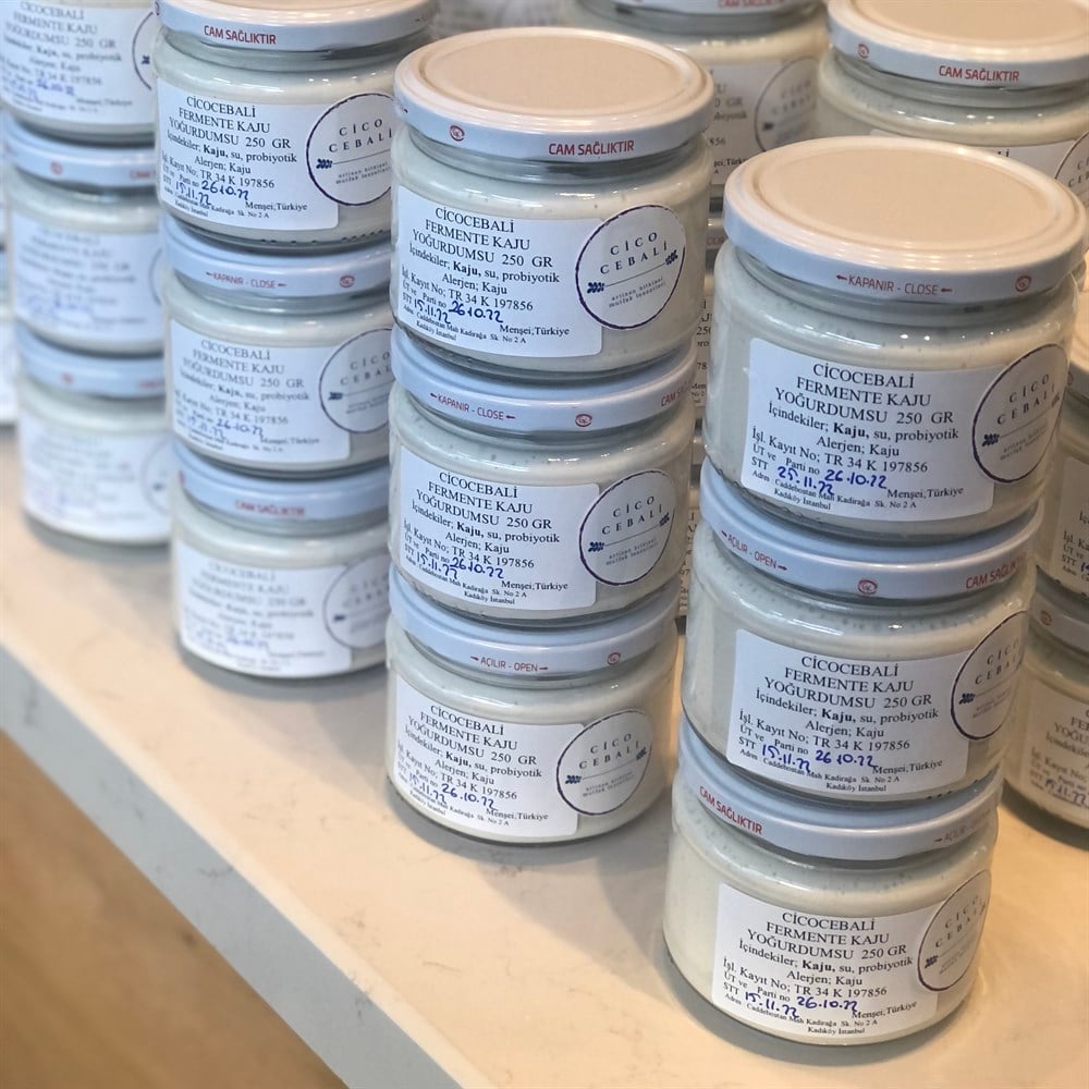 Fermente Süzme Kaju Yoğurdu 250gr