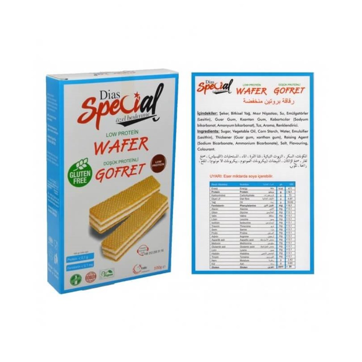 Dias Special Sade Vegan Gofret 110gr