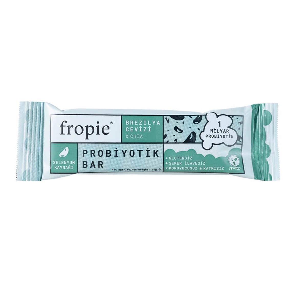 Brezilya Cevizi ve Chialı Probiyotik Bar 35gr