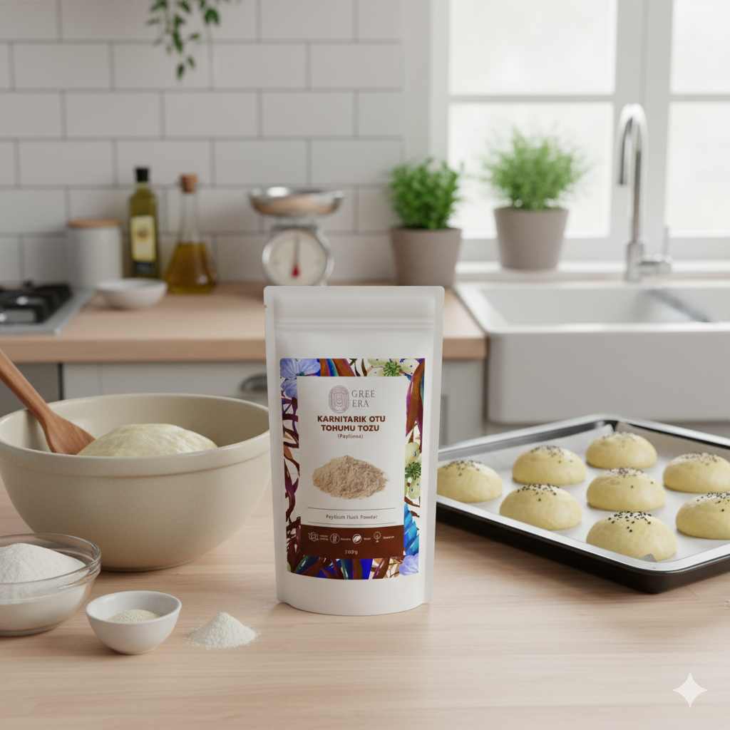 Gree Era Karnıyarık Otu Tohumu Tozu – Psyllium Husk 200gr