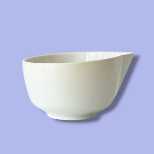 Gree Era Stoneware Matcha Kasesi -  Beyaz