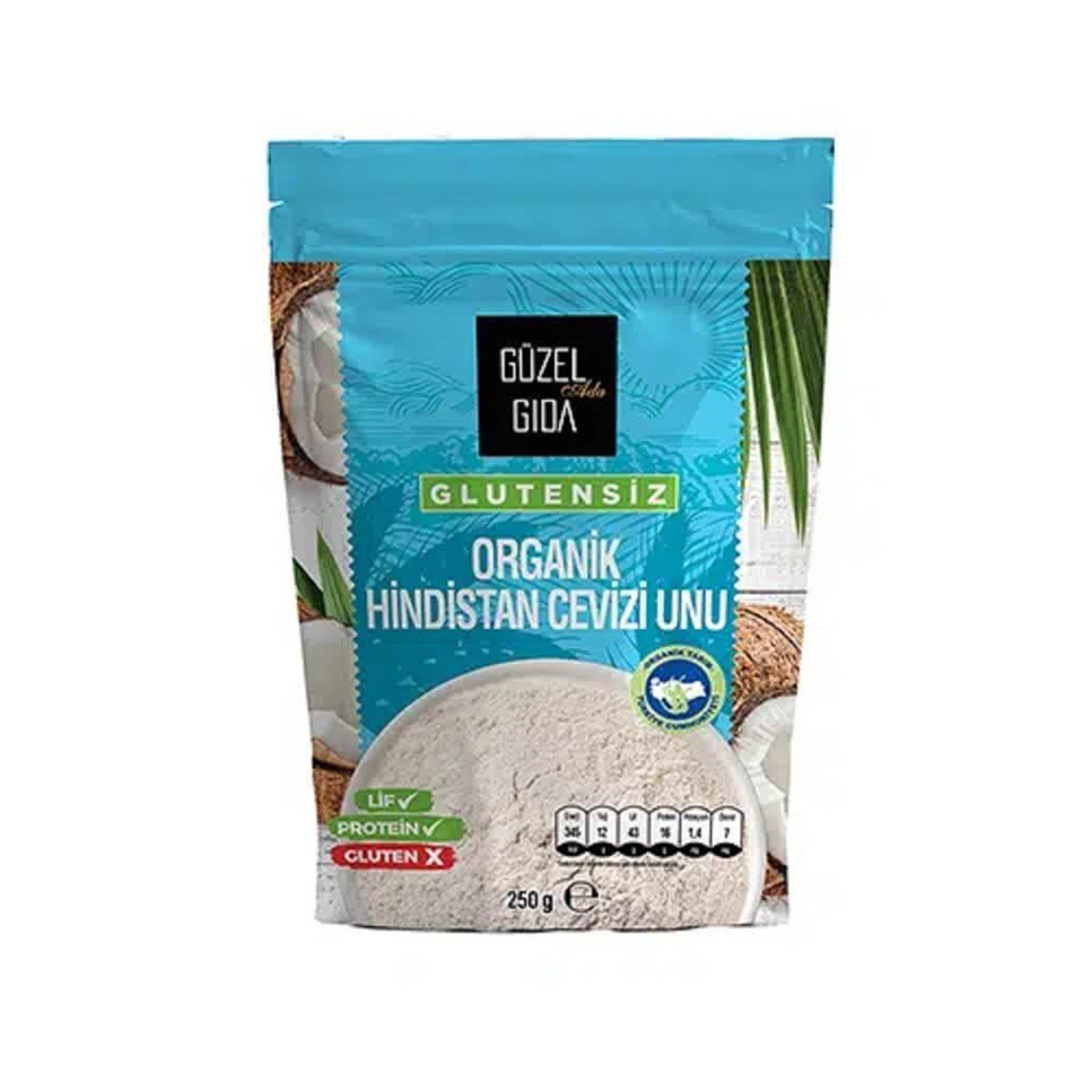 Organik Hindistan Cevizi Unu 250gr