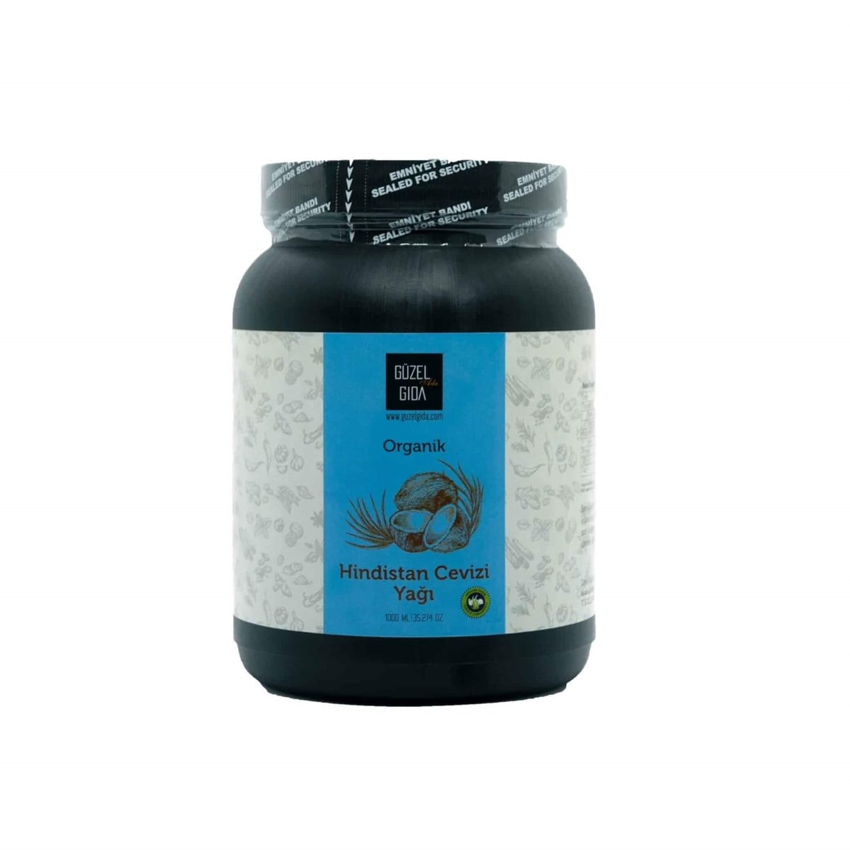 Organik Hindistan Cevizi Yağı 1lt
