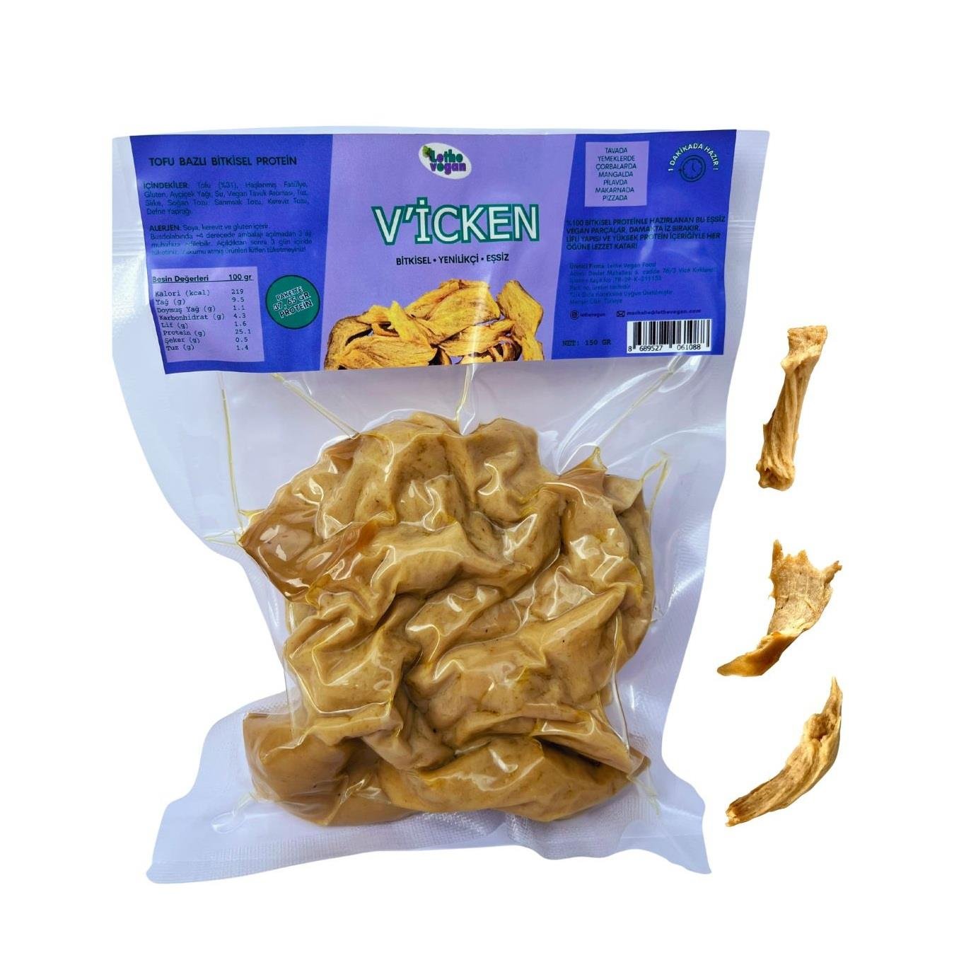 Lethe Vegan Tavuk - Vicken 150gr