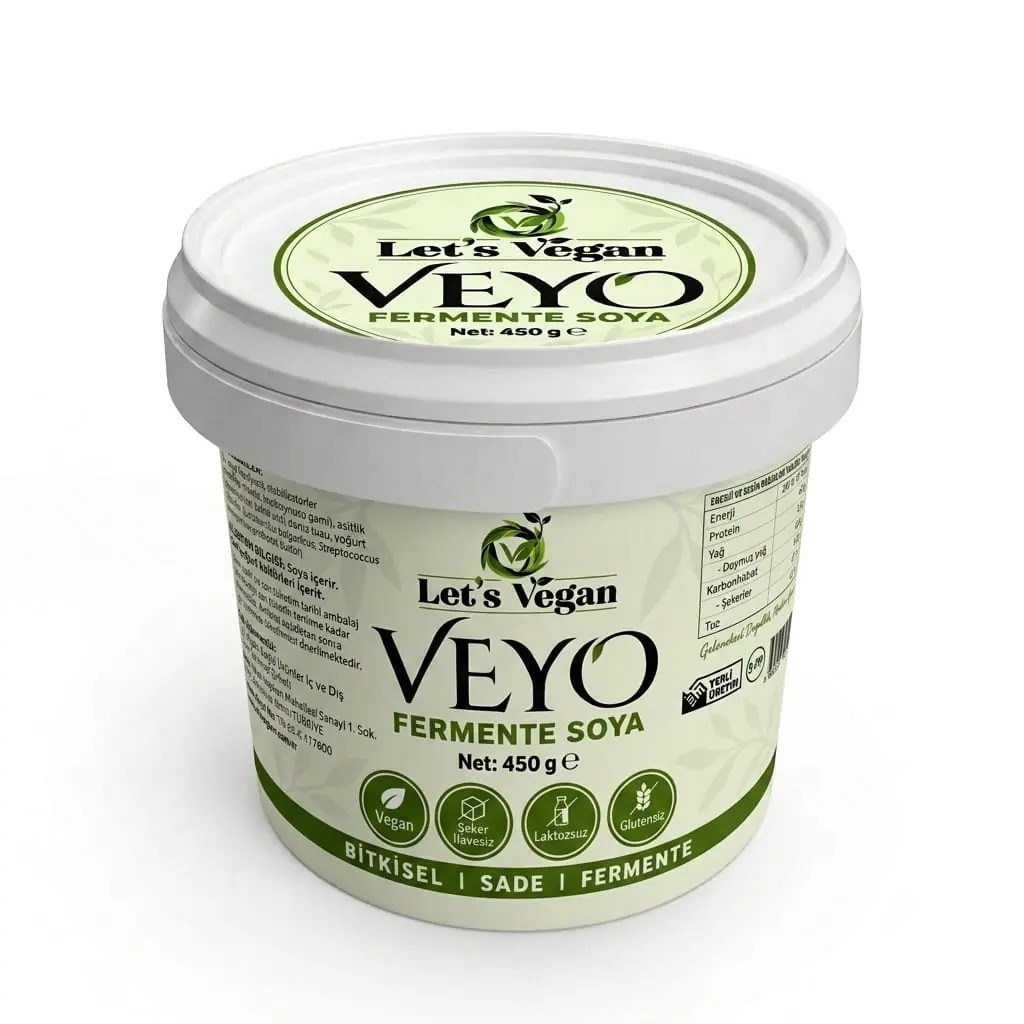 Let's Vegan Veyo Fermente Soya Yoğurdu 450gr