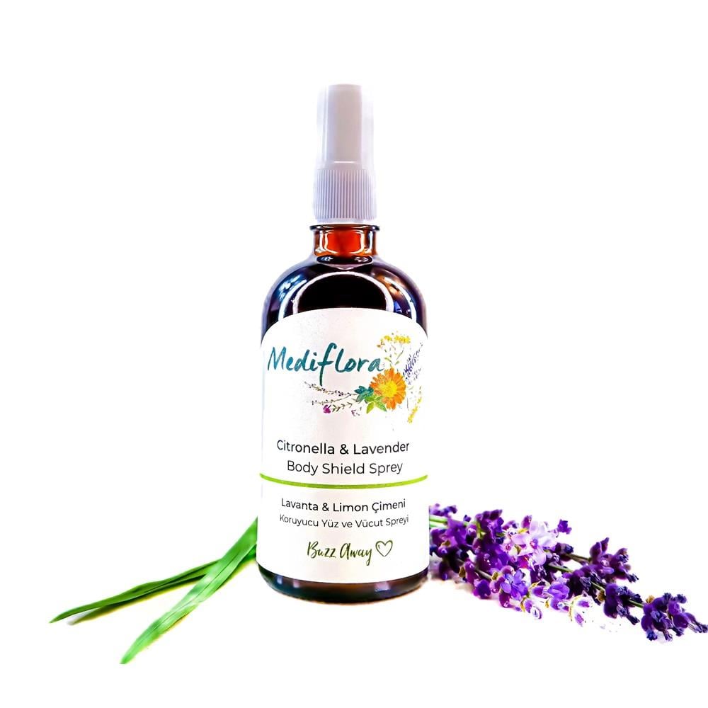 Sinek Kovucu Vücut Spreyi Citronella ve Lavanta