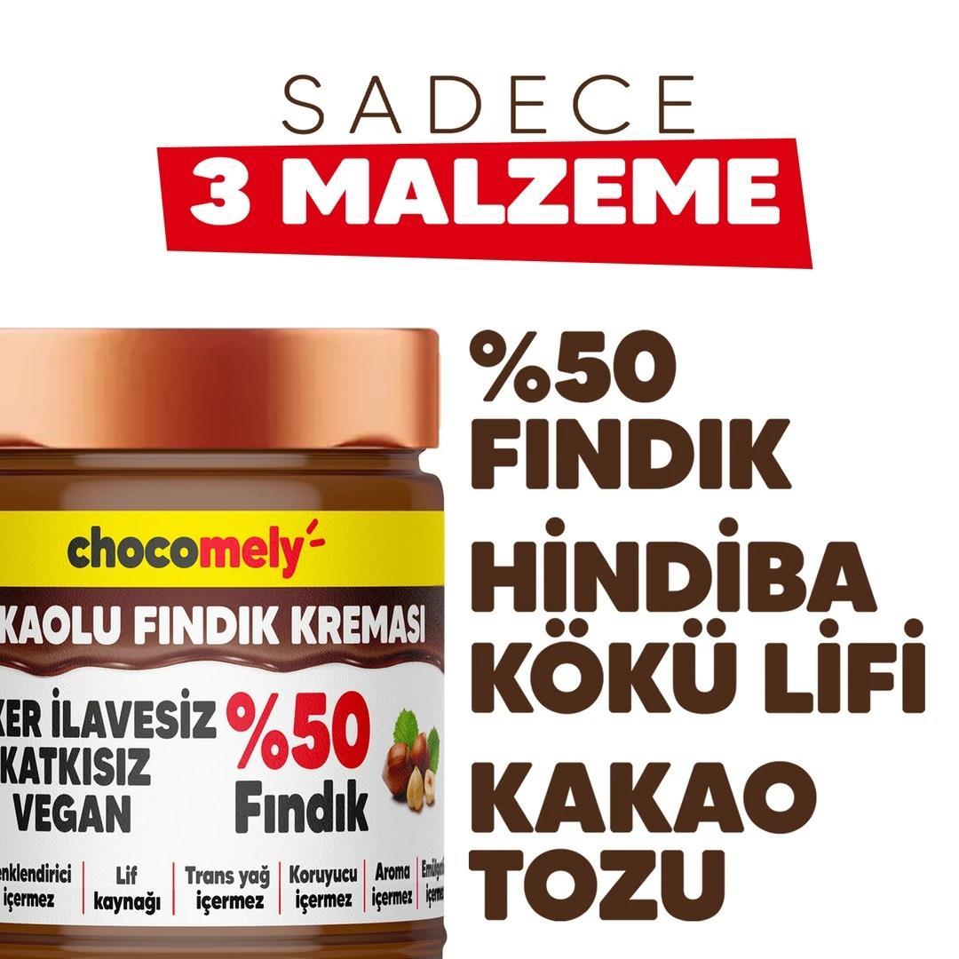 Mely Şekersiz Kakaolu Fındık Kreması 220gr