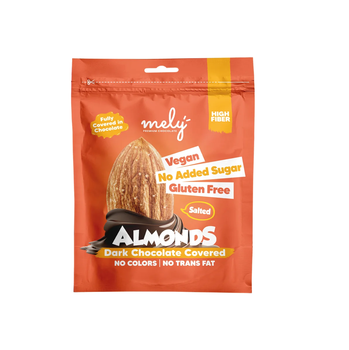 Şekersiz Çikolata Kaplı Badem 50gr