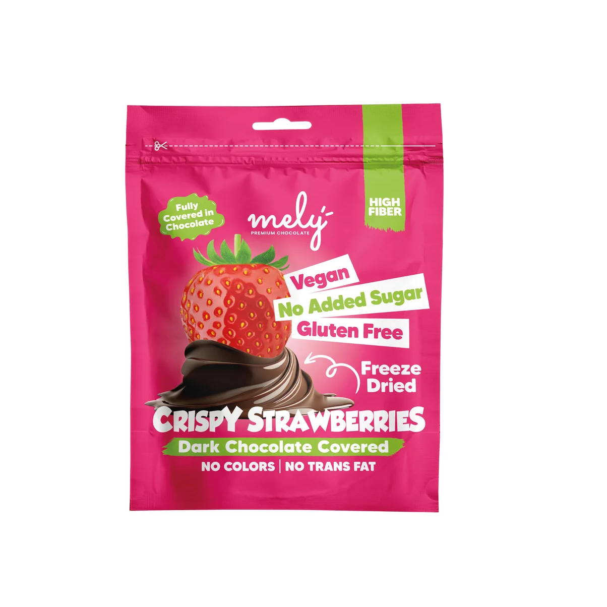 Şekersiz Çikolata Kaplı Çilek 50gr