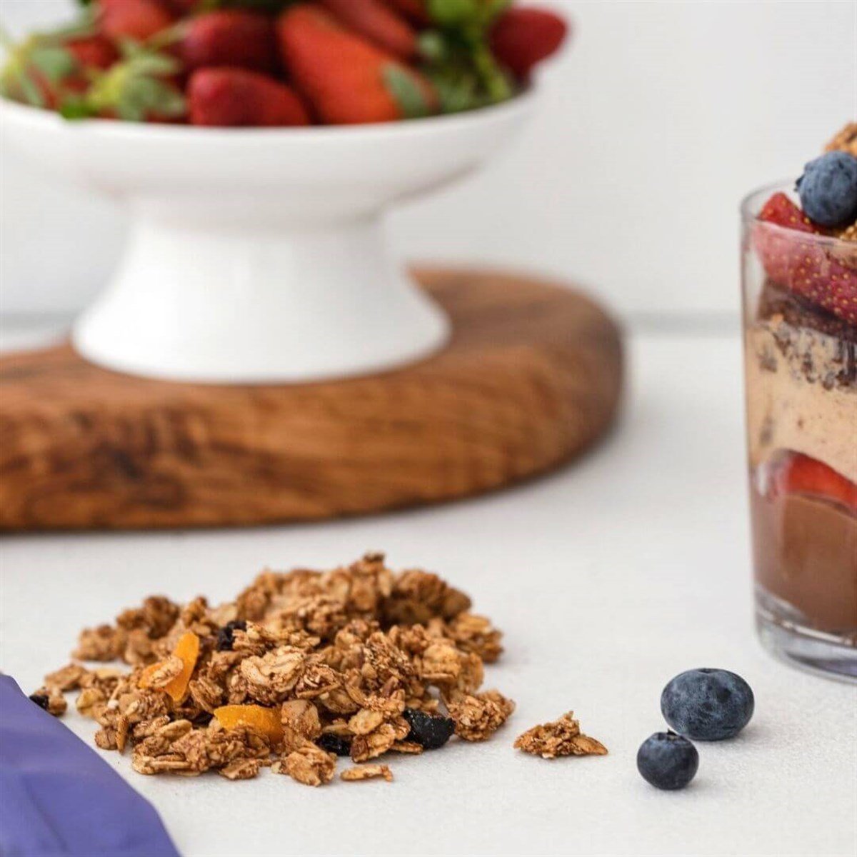 Glutensiz Yaban Mersini Mango Granola 250gr