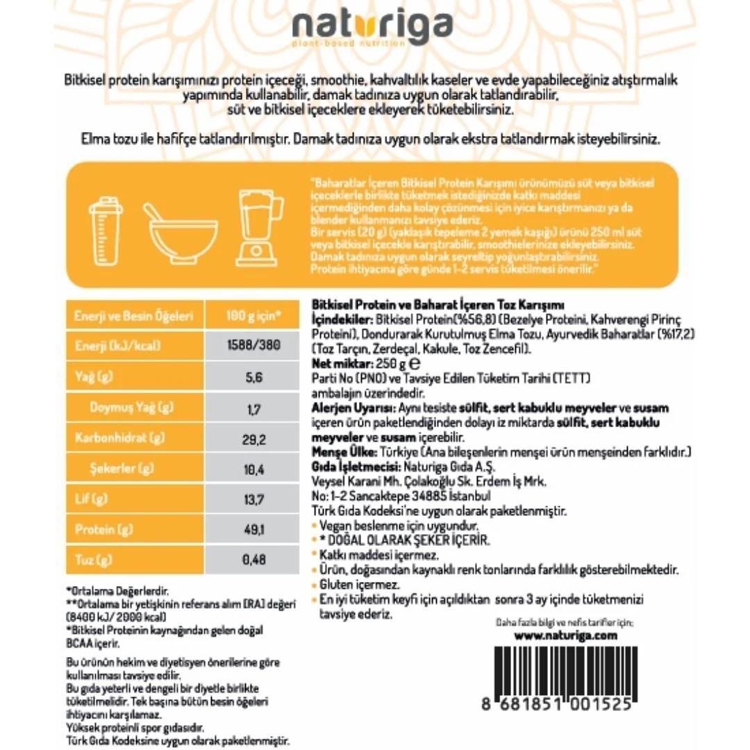 Naturiga Ayurvedik Protein Karışımı 250gr