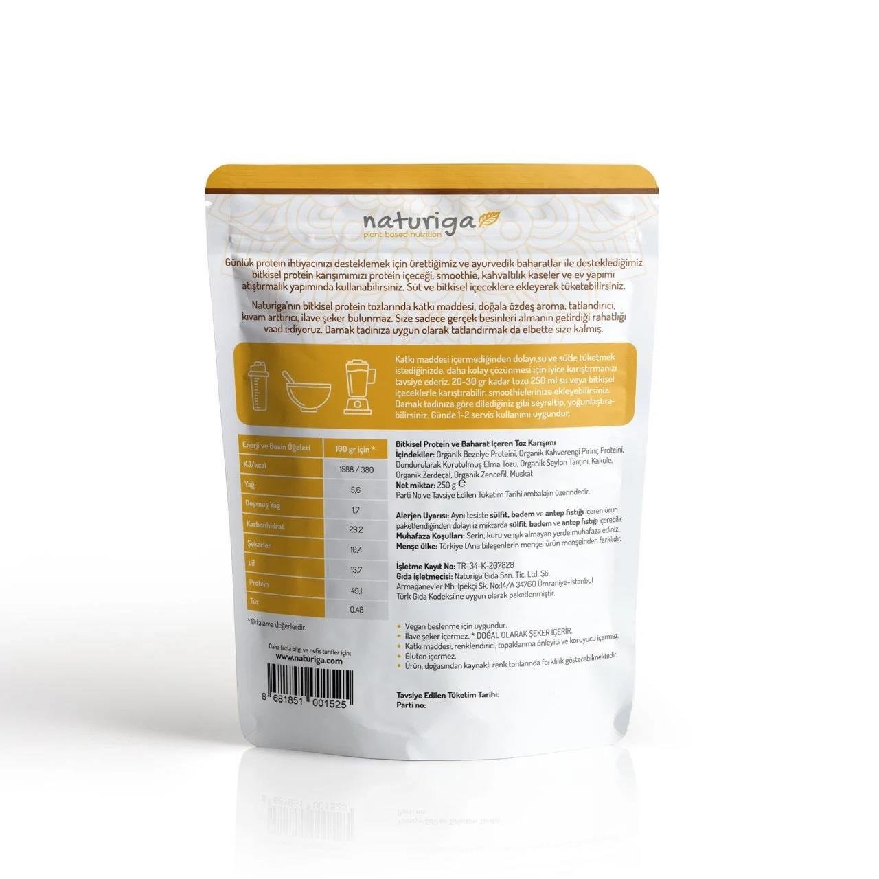 Naturiga Ayurvedik Protein Karışımı 250gr