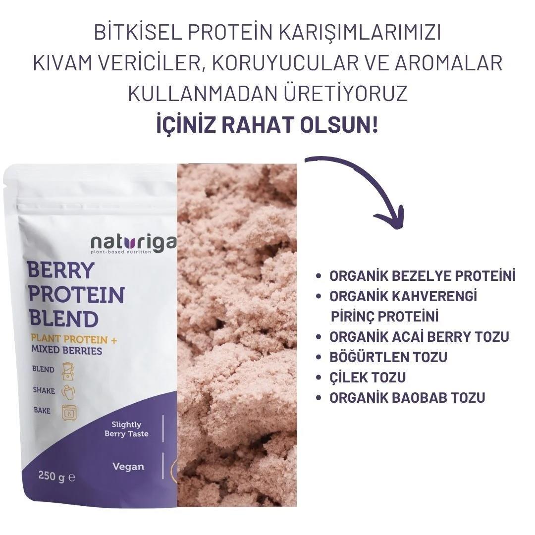 Naturiga Berry Protein Karışımı - Berry Protein 250gr