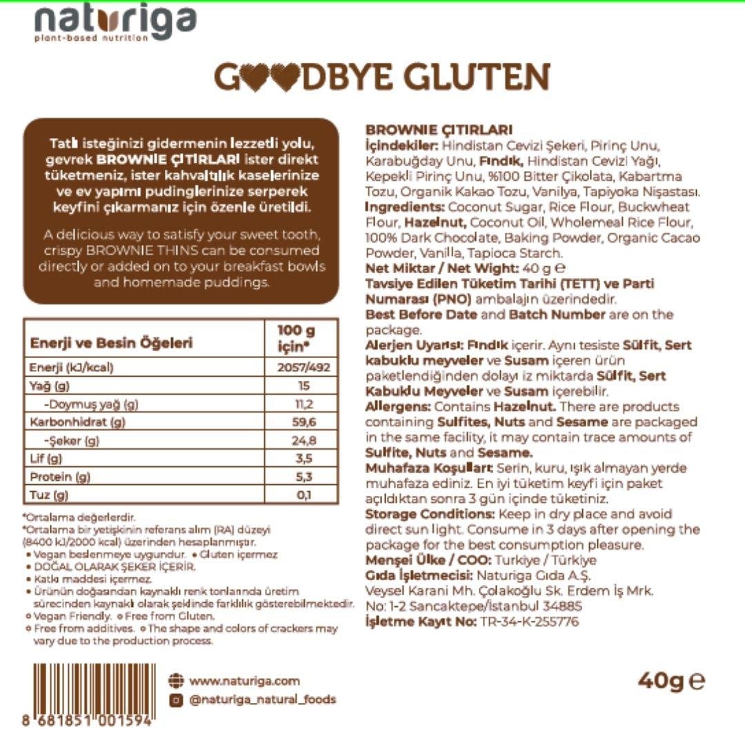 Naturiga Brownie Çıtırları 40gr