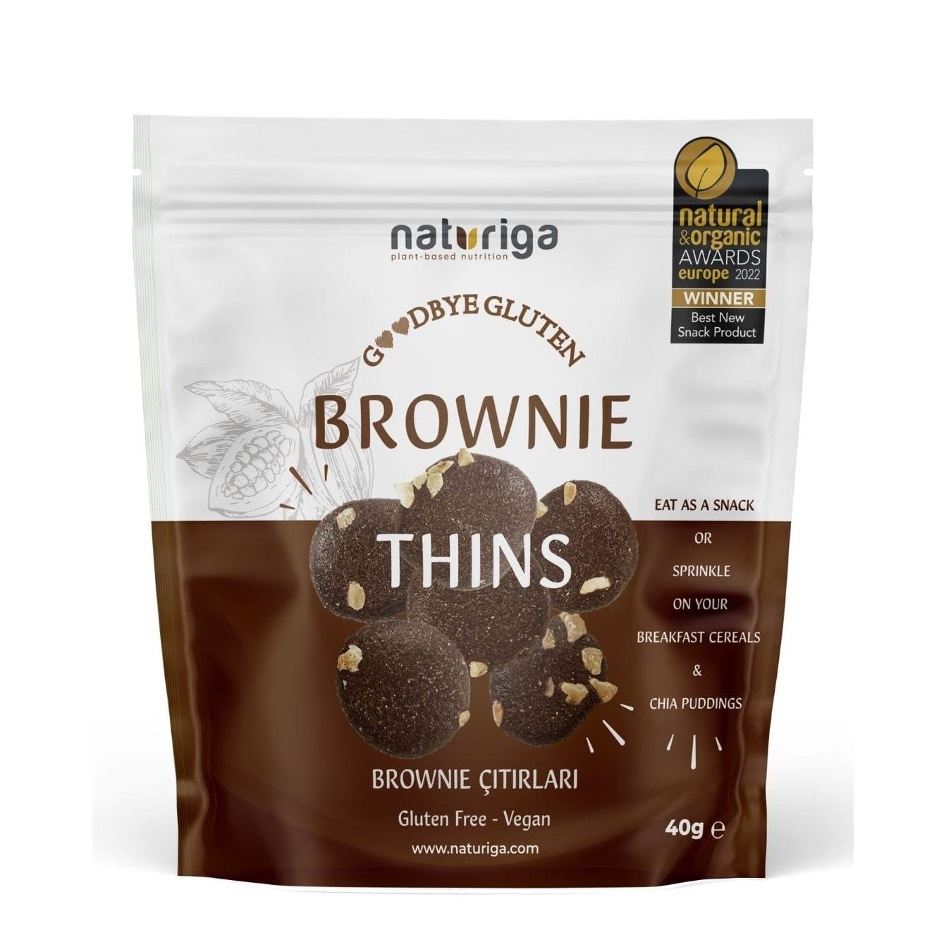 Naturiga Brownie Çıtırları 40gr