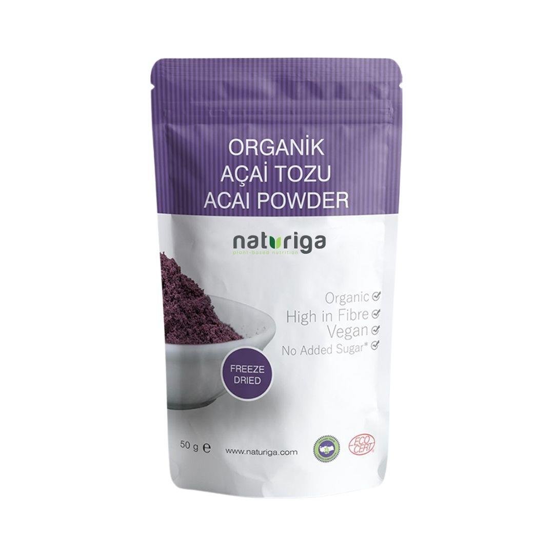 Naturiga Organik Açai Berry Tozu 50gr