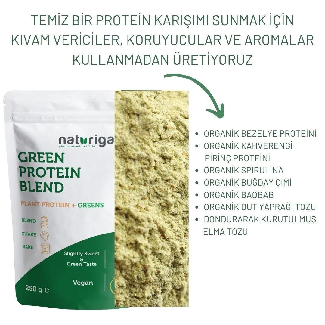 Naturiga Yeşil Protein Karışımı - Green Protein 250gr