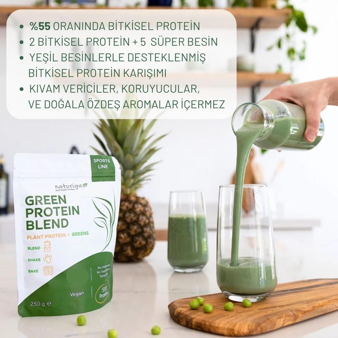 Naturiga Yeşil Protein Karışımı - Green Protein 250gr