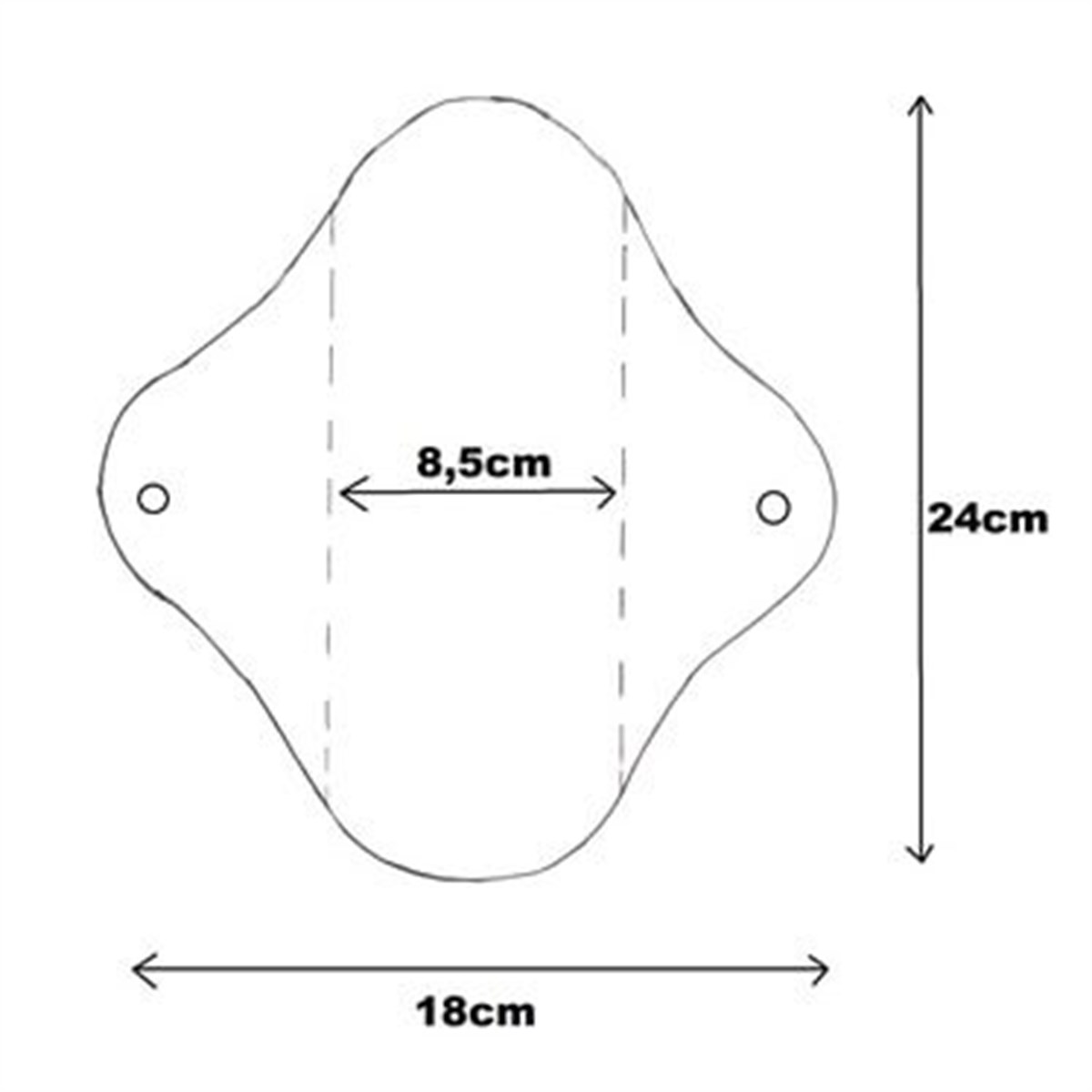 Yıkanabilir Organik Sızdırmaz Ped 5'li - Normal