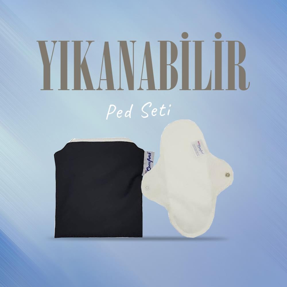 Yıkanabilir Ped Seti - Beyaz