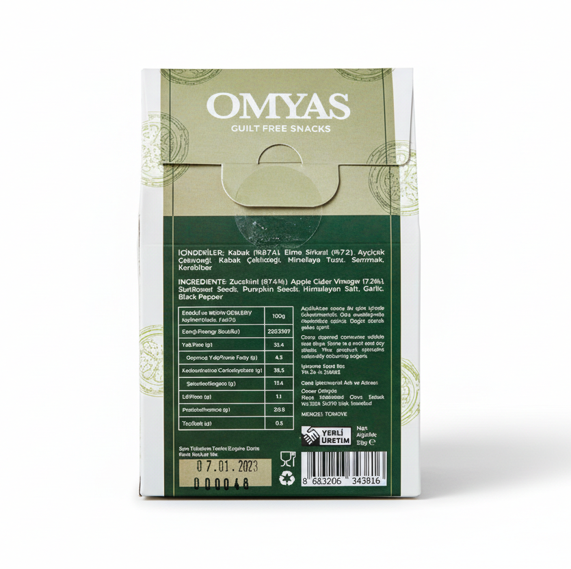 Elma Sirkeli Kurutulmuş Kabak Cipsi 35gr