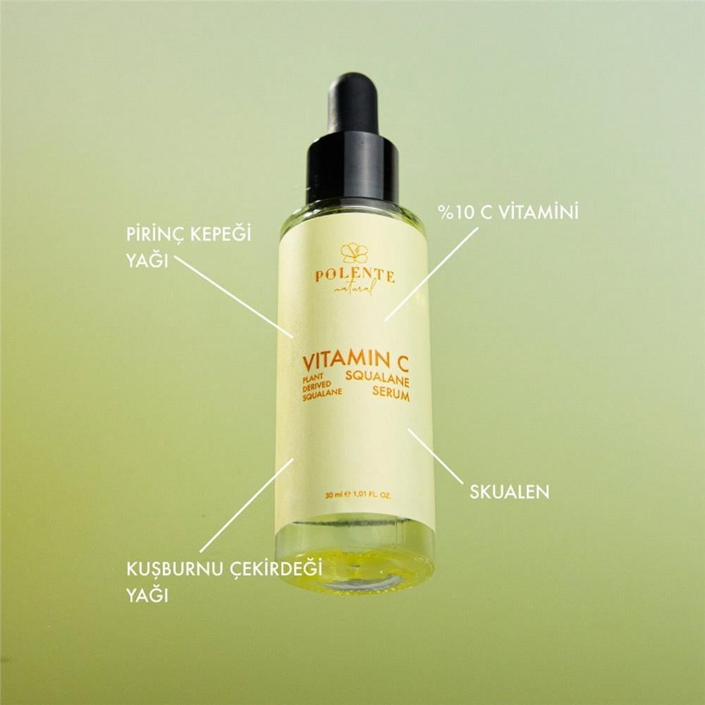 C VİTAMİN &  SQUALANE SERUM - Aydınlatıcı Leke Serumu (C Vitamini Kompleksi) (30 ml)