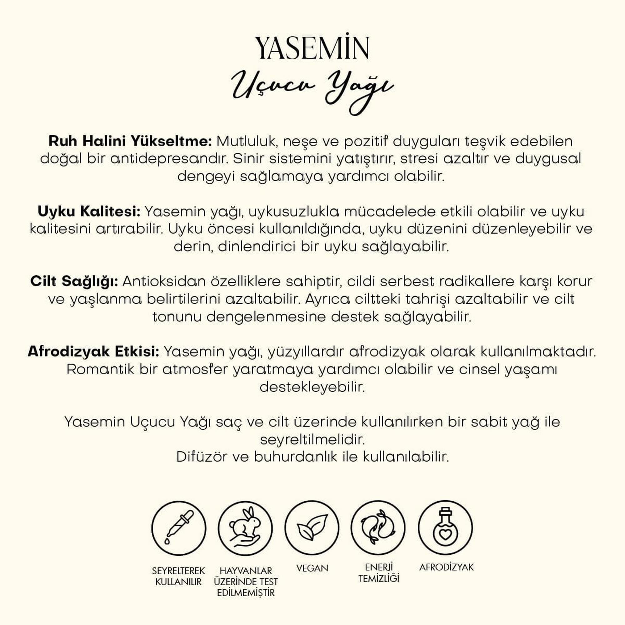 Yasemin Uçucu Yağı (5 ml)