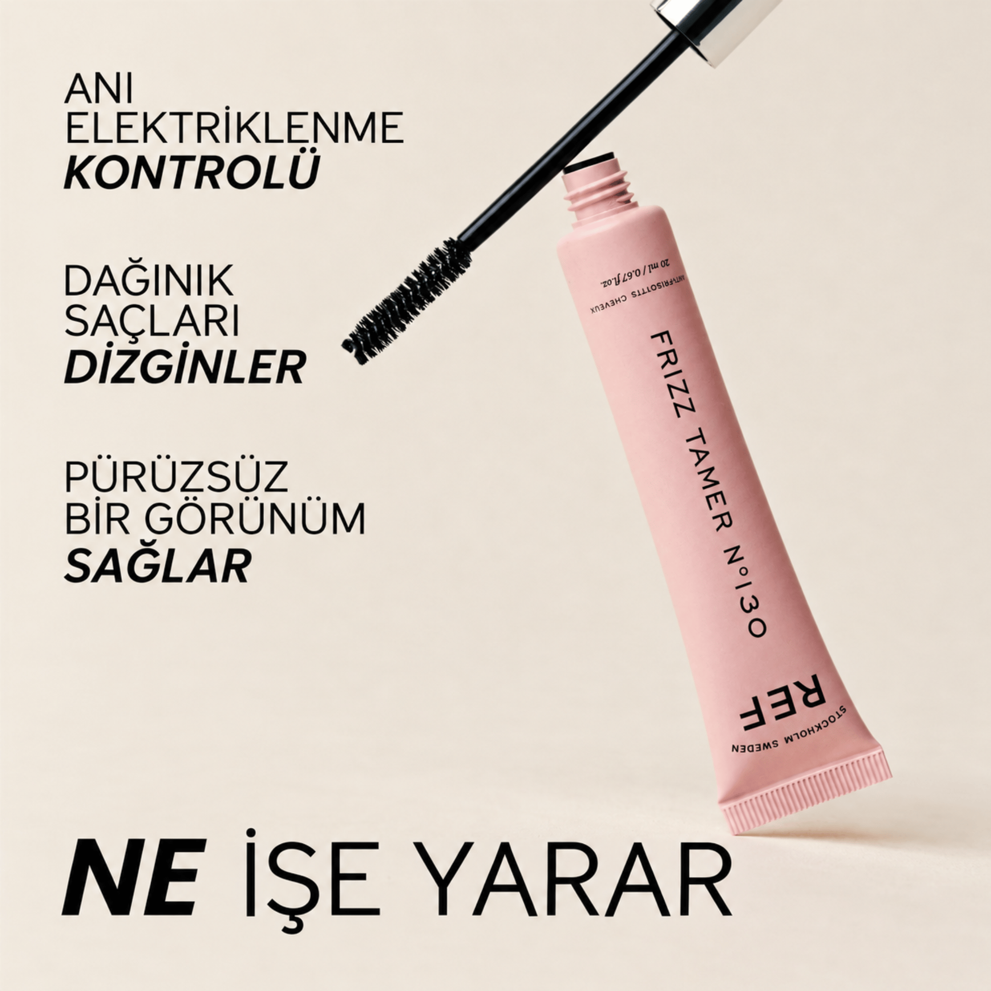 Frizz Tamer 20ml - Kaş ve Saç Sabitleyici Bakım Kremi