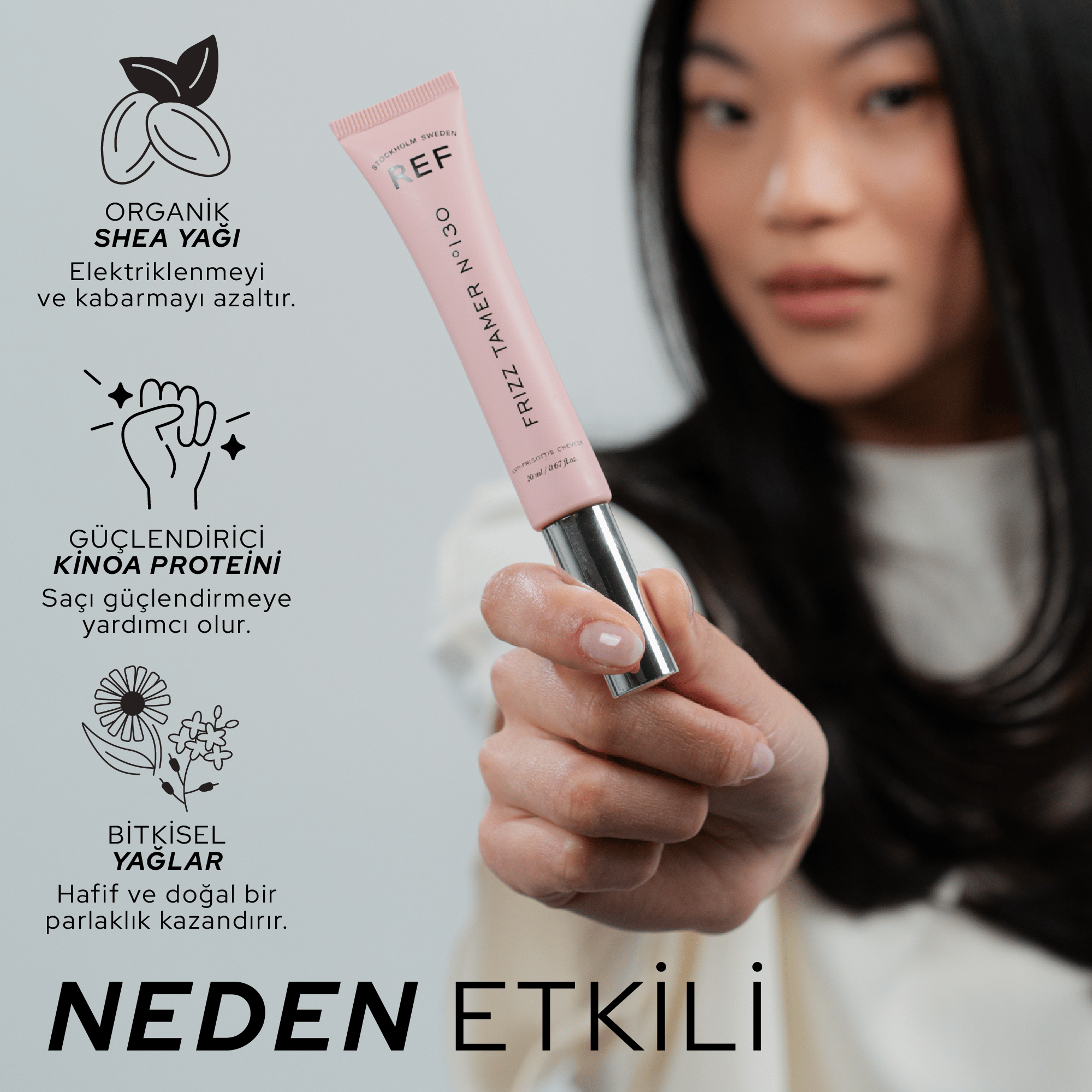 Frizz Tamer 20ml - Kaş ve Saç Sabitleyici Bakım Kremi