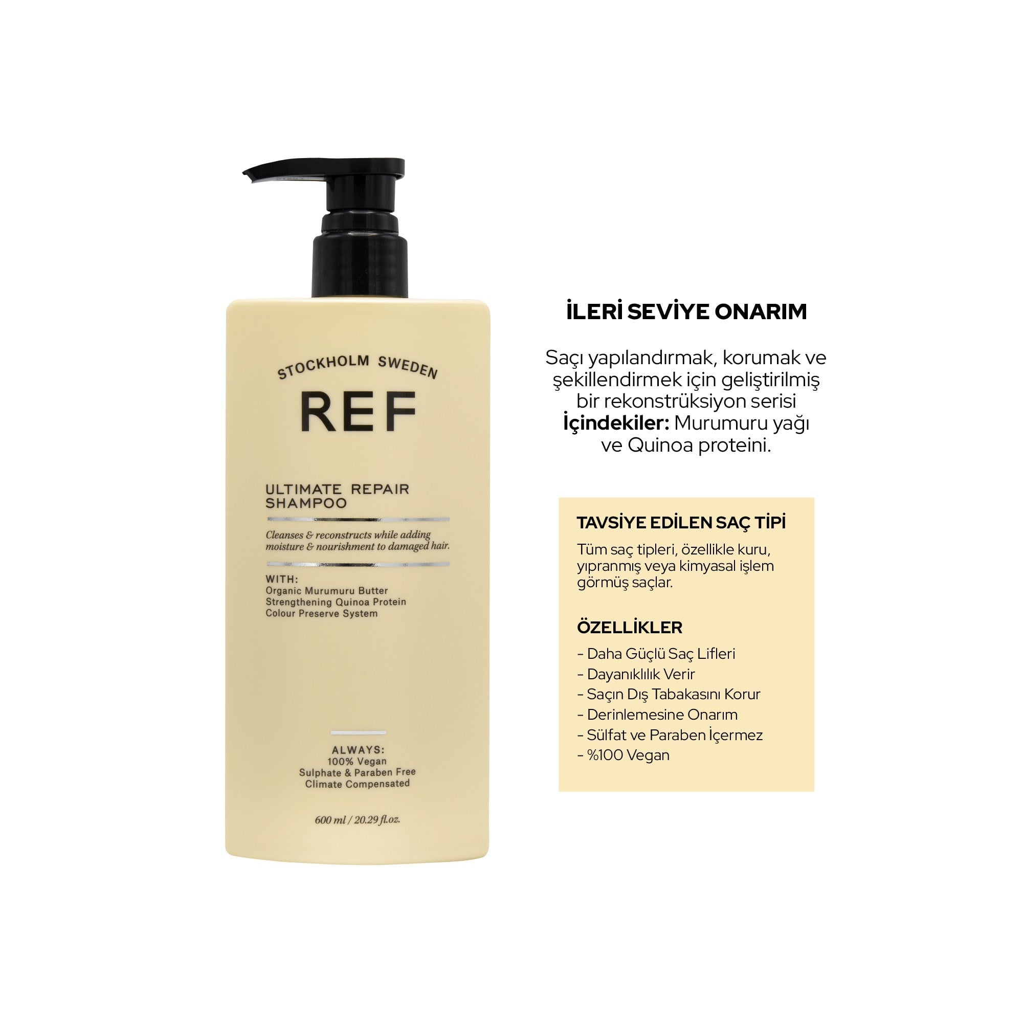 Ultimate Repair Shampoo 600 ml